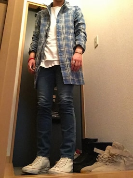 「nonnative（ノンネイティブ）のアイテム（アクセサリー）」を使った、NIINUMAさん（メンズ・177cm）の春コーディネート