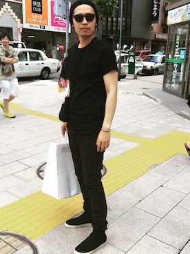 「nonnative（ノンネイティブ）のアイテム（バッグ）」を使った、NIINUMAさん（メンズ・177cm）の夏コーディネート