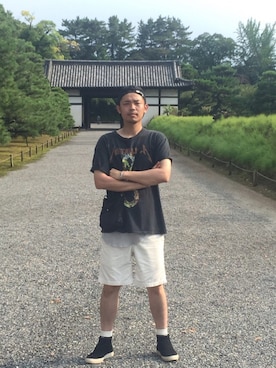 「nonnative（ノンネイティブ）のアイテム（バッグ）」を使った、NIINUMAさん（メンズ・177cm）の夏コーディネート