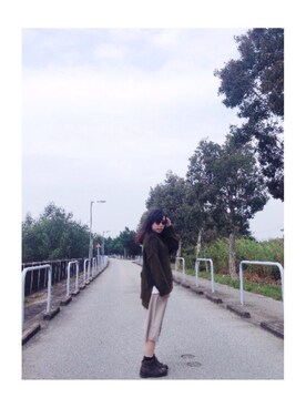 「holiday」｜「アイテム（その他トップス）」を使った、Yvonnetsangさん（レディース・163cm）の冬コーディネート