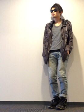 「FAD THREE（ファドスリー）のアイテム（ジャケット/アウター）」を使った、chappiさん（メンズ・177cm）の冬コーディネート