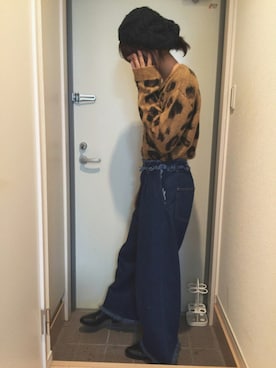 「SpRay（スプレイ）のアイテム（ハンチング/ベレー帽）」を使った、RIKAKOさん（レディース・161cm）の秋コーディネート