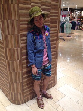 funatoさん（メンズ・166cm）の夏コーディネート