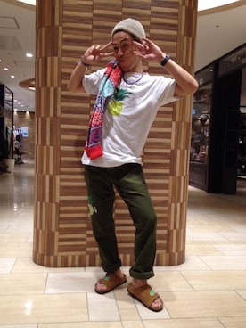 funatoさん（メンズ・166cm）の夏コーディネート