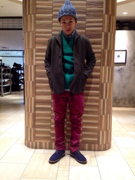 funatoさん（メンズ・166cm）の冬コーディネート