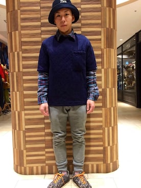 funatoさん（メンズ・166cm）の冬コーディネート