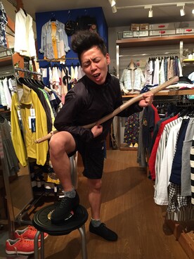 「MANASTASH」｜「アイテム（ナイロンジャケット）」を使った、funatoさん（メンズ・166cm）の春コーディネート