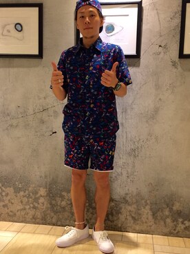 funatoさん（メンズ・166cm）の夏コーディネート