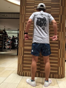 「Lightning Bolt（ライトニングボルト）のアイテム（帽子）」を使った、funatoさん（メンズ・166cm）の夏コーディネート