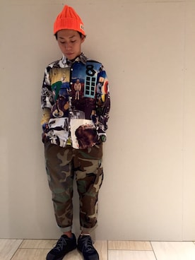 「横尾忠則」｜funatoさん（メンズ・166cm）の秋コーディネート