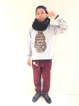 「高橋愛」｜funatoさん（メンズ・166cm）の秋コーディネート