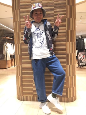 「le coq sportif」｜「アイテム（ジャケット/アウター）」を使った、funatoさん（メンズ・166cm）の冬コーディネート