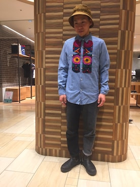 「BEAVER名古屋」｜funatoさん（メンズ・166cm）の春コーディネート