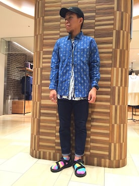 「BEAVER名古屋」｜funatoさん（メンズ・166cm）の夏コーディネート