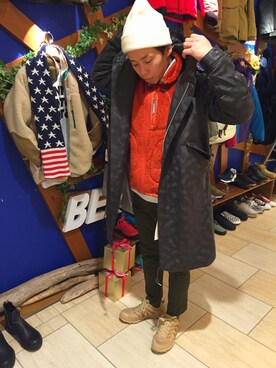 「and wander（アンドワンダー）のアイテム（ブルゾン）」を使った、funatoさん（メンズ・166cm）の秋コーディネート