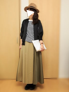 「Heather（ヘザー）のアイテム（ブーツ）」を使った、ma_miさん（レディース・154cm）の秋コーディネート