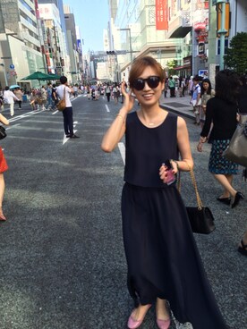 「Repetto（レペット）のアイテム（Ballet shoes、ブルー系）」を使った、lululovecocoさん（レディース・162cm）の春コーディネート