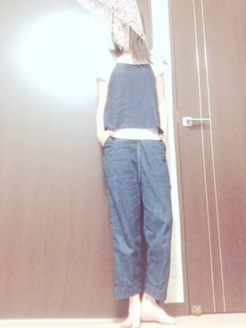 「ニコアンド」｜「アイテム（キャミソール）」を使った、YukAさん（レディース・156cm）の夏コーディネート