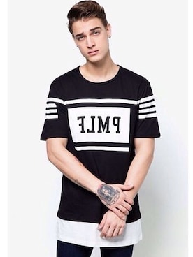 「アイテム（トップス）」を使った、Flesh Impさん（メンズ・194cm）の冬コーディネート