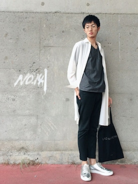 「M.A.M（マム）のアイテム」を使った、KEISUKE さん（メンズ・176cm）の秋コーディネート