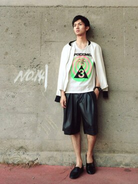 「bukht」｜「アイテム（ブルゾン）」を使った、KEISUKE さん（メンズ・176cm）の秋コーディネート