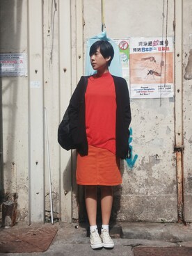 「MONKI」｜weirdstrangerさん（レディース・162cm）の冬コーディネート