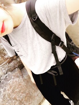 「kenboyのアイテム（パンツ、ブラック系）」を使った、ksbbaさん（レディース）の秋コーディネート