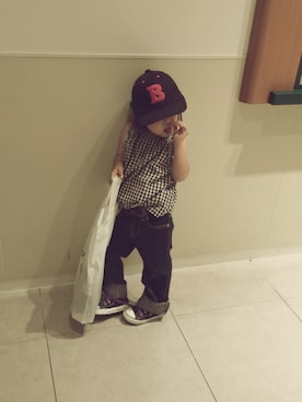 misouさん（キッズ・100cm）の夏コーディネート