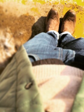 「Alpha Industries（アルファインダストリーズ）のアイテム（その他アウター）」を使った、ArrowsChangさん（メンズ・170cm）の冬コーディネート