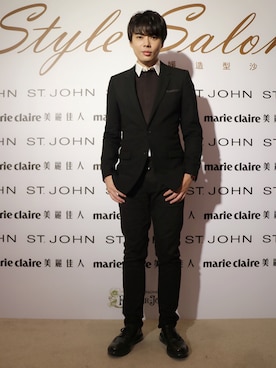 「PRADA（プラダ）のアイテム（その他シューズ）」を使った、YouGun Lee 李佑群さん（メンズ・178cm）の秋コーディネート