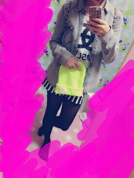 ▷ も も て ち ◁さん（レディース・155cm）の春コーディネート