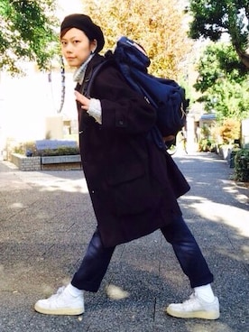 「MANGO（マンゴ）のアイテム」を使った、asakaさん（レディース・165cm）の秋コーディネート