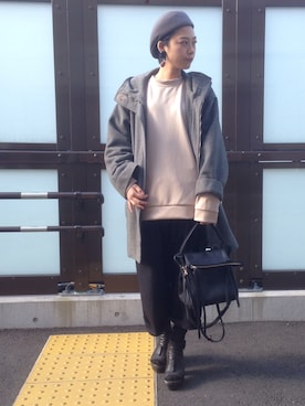 「MAXMARA WEEKEND LINE（マックスマーラウィークエンドライン）のアイテム（その他アウター）」を使った、asakaさん（レディース・165cm）の冬コーディネート