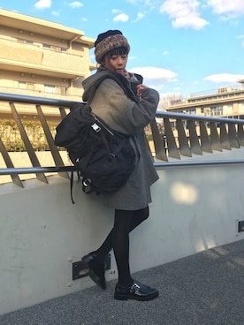 「MAXMARA WEEKEND LINE（マックスマーラウィークエンドライン）のアイテム（その他アウター）」を使った、asakaさん（レディース・165cm）の冬コーディネート