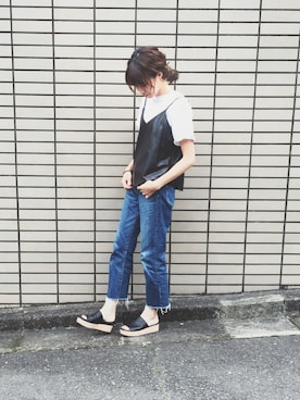 宇佐美 彩さん（レディース・162cm）の夏コーディネート