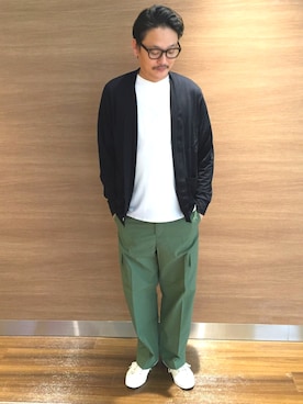 「DESCENTE（デサント）のアイテム」を使った、hayao_mさん（メンズ・178cm）の春コーディネート