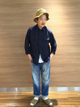 「アイテム（サンダル）」を使った、hayao_mさん（メンズ・178cm・30代）の春コーディネート
