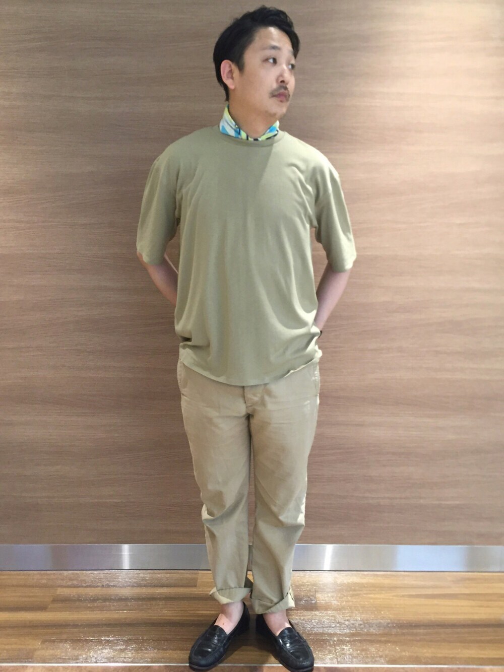 hayao_mさんの「ZEROSEAM CREW NECK T-SHIRT/ゼロシームクルーネックTシャツ（DESCENTE）」を使ったコーディネート