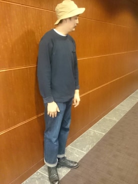 「DESCENTE（デサント）のアイテム」を使った、hayao_mさん（メンズ・178cm）の秋コーディネート