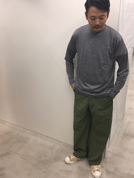 「DESCENTE（デサント）のアイテム」を使った、hayao_mさん（メンズ・178cm）の秋コーディネート