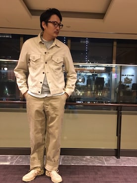 「DESCENTE（デサント）のアイテム」を使った、hayao_mさん（メンズ・178cm）の秋コーディネート