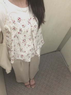 「Champion（チャンピオン）のアイテム」を使った、a i n aさん（レディース・164cm）の夏コーディネート
