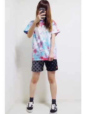 「ROLLING CRADLE（ローリングクレイドル）のアイテム（パンツ）」を使った、Yuka1027さん（レディース・166cm）の秋コーディネート