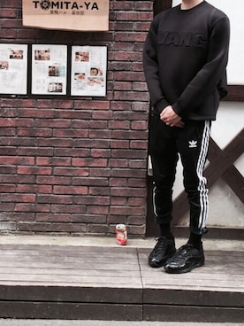 「alexanderwang（アレキサンダーワン）のアイテム（スウェット）」を使った、COさん（メンズ・173cm）の夏コーディネート