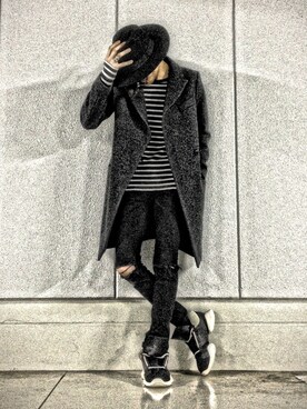 「JIL SANDER（ジルサンダー）のアイテム（その他アウター）」を使った、ANOTHER-Jさん（メンズ・175cm）の秋コーディネート