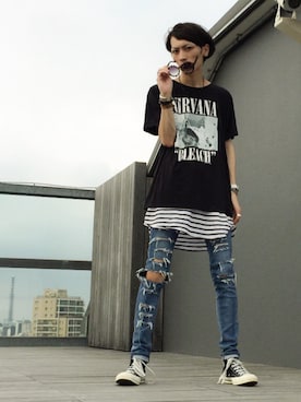 ANOTHER-Jさん（メンズ・175cm）の夏コーディネート