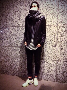 izさん（メンズ・177cm）の冬コーディネート