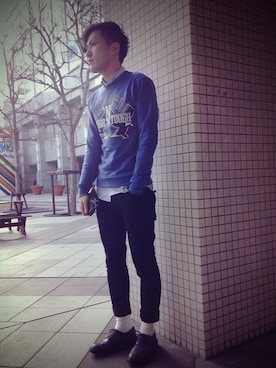 izさん（メンズ・177cm）の冬コーディネート