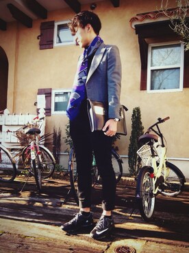 izさん（メンズ・177cm）の冬コーディネート