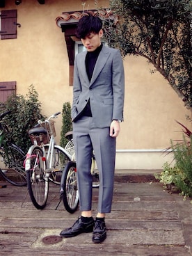 izさん（メンズ・177cm）の春コーディネート